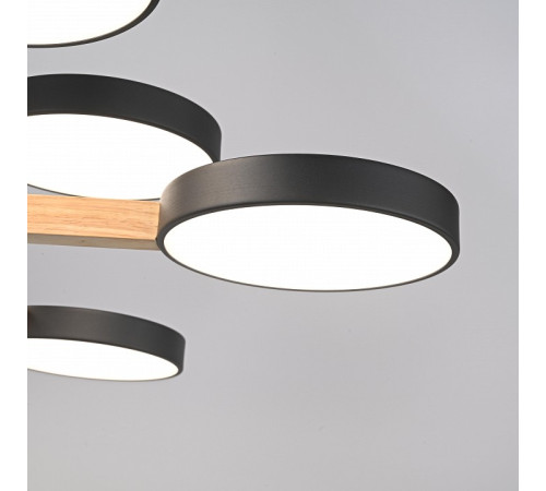 Люстра на штанге Imperiumloft TURNA Black TURNA-DBL01