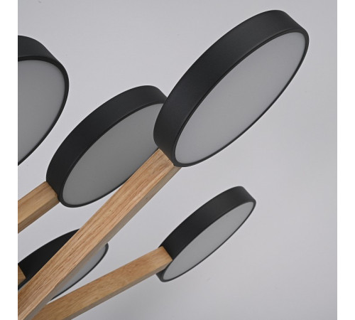 Люстра на штанге Imperiumloft TURNA Black TURNA-DBL01