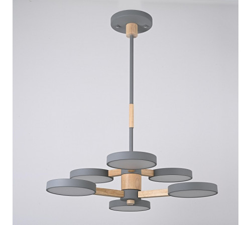 Люстра на штанге Imperiumloft TURNA Gray TURNA-DBL01