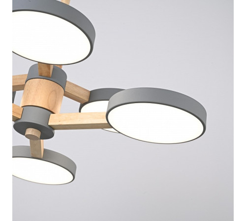 Люстра на штанге Imperiumloft TURNA Gray TURNA-DBL01