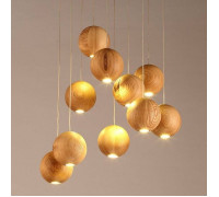 Подвесной светильник Imperiumloft Lofter Wooden Sphere 40,157