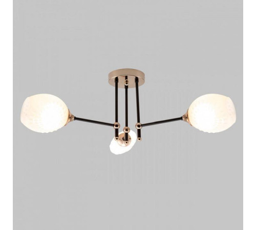 Люстра на штанге Imex MD.4144 MD.4144-3-S-BK+FGD