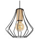 Подвесной светильник Imex MD.9050 MD.9050-1-P-BK+WOOD