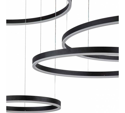 Подвесной светильник Indigo Galass 14001/4P Black