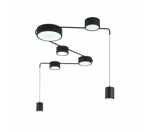 Потолочная люстра Indigo Modulo 14028/7С Black