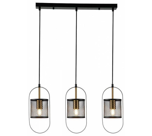 Подвесной светильник Indigo Via 10009/3P Black