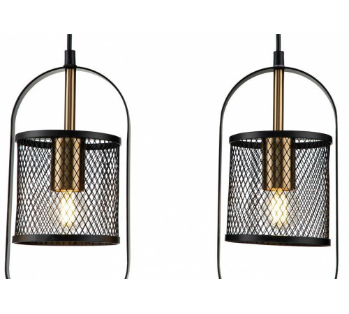 Подвесной светильник Indigo Via 10009/3P Black