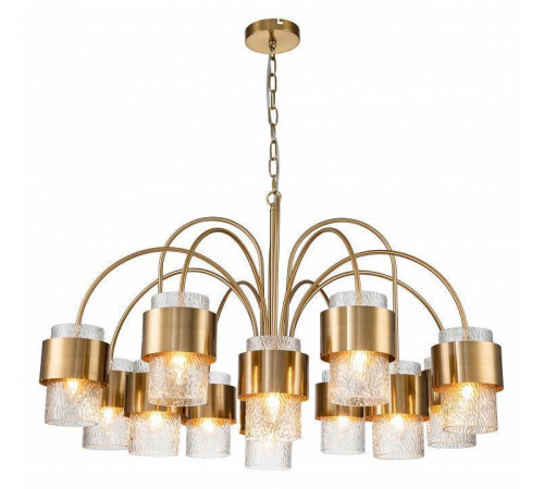 Подвесная люстра Indigo Eleganza 12019/A/12P Brass