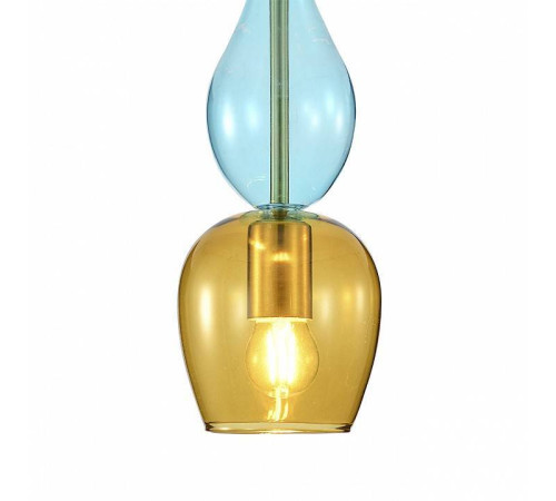 Подвесной светильник Indigo Millefiori 11065/1P Amber