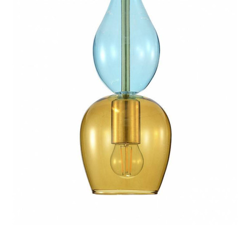 Подвесной светильник Indigo Millefiori 11065/1P Amber