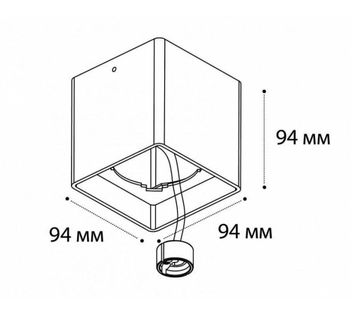 Накладной светильник Italline Fashion FASHION FX1 black