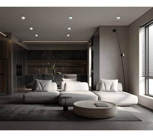 Встраиваемый светильник Italline IT08-8026 IT08-8026 black 3000K