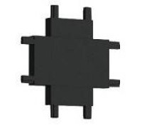 Соединитель X-образный для треков накладных Italline Kreator IT09-9031 black