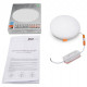 Встраиваемый светильник Jazzway PLED DL3 24w 6500K IP20 WH