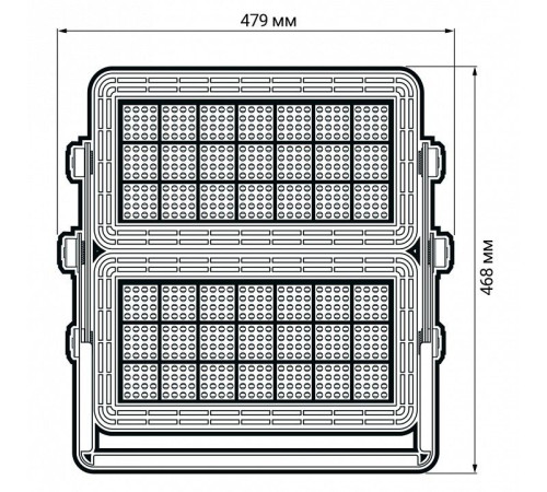 Настенно-потолочный прожектор Jazzway PFL SPORT 02 500w 5700K IP66