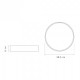 Накладной светильник Jazzway PPB Scandic-R 36w 4000K GR/W IP20 D380*50