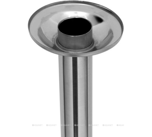 Карниз для ванны Aquanet Vitoria дуга 1300x1300 мм нержавеющая сталь 00181620