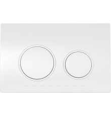 Кнопка смыва Aquanet AQ-PRO-02W двойная белый 00346768