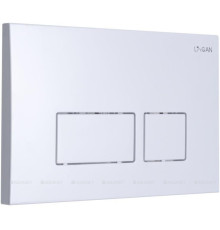 Кнопка смыва Logan Space двойная белый 297681