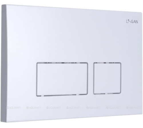 Кнопка смыва Logan Space двойная белый 297681