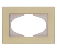 Рамка для двойной розетки Kollinger Eleganz Acryl EA120GD