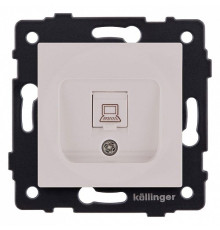 Розетка Ethernet RJ-45 без рамки Kollinger  REA-018CM