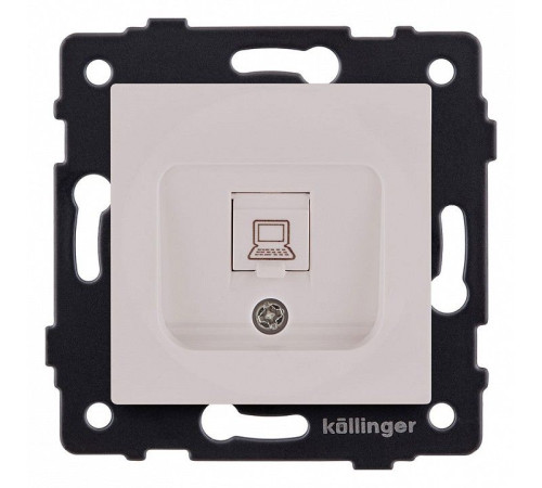 Розетка Ethernet RJ-45 без рамки Kollinger REA-018CM