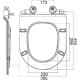 Крышка-сиденье для унитаза BelBagno Ancona BB2011SC