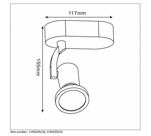 Спот Lucide Jaster-Led 11903/05/30