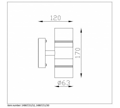 Светильник на штанге Lucide Arne-Led 14867/11/30