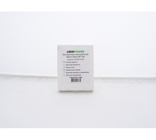 Контроллер-регулятор цвета RGBW с пультом ДУ LEDS POWER N10-S Nano RF 003771