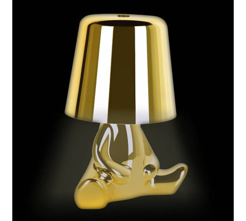 Настольная лампа декоративная Loft It Brothers золотая 10233/E Gold