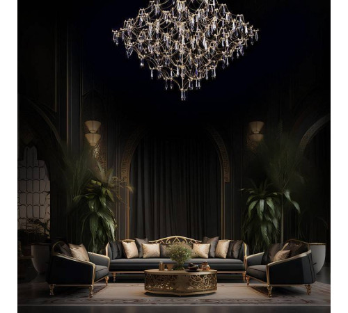 Подвесная люстра Loft it Mira 10259/1200 Gold Asfour