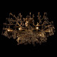Люстра на штанге Loft it Coral 10351/800C AB