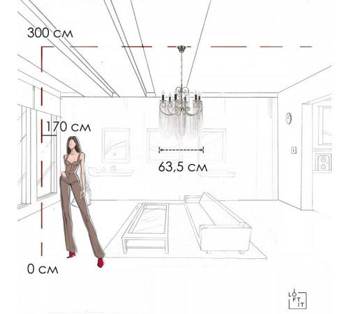Подвесная люстра Loft it Wonderland 10405/6