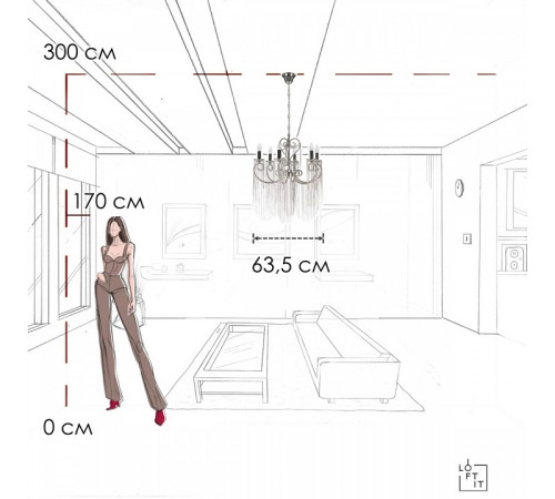 Подвесная люстра Loft it Wonderland 10405/6