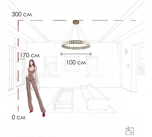 Подвесной светильник Loft it Manhattan 10415/1000