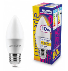 Лампа светодиодная Luminarte  E27 10Вт 3000K LSTD-C37-10W3KE27