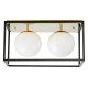 Накладной светильник Lumina Deco Alesti LDC 8060-2 F.GD+BK