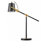 Настольная лампа офисная LUMINA DECO FELA LDT 7733-1 BK+MD