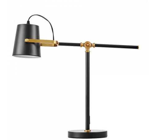 Настольная лампа офисная LUMINA DECO FELA LDT 7733-1 BK+MD