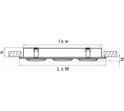 Встраиваемый светильник Lightstar Singo 011613