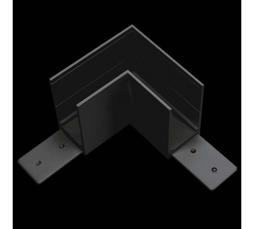 Соединитель угловой L-образный для треков накладных Lightstar Teta 505127-ALU