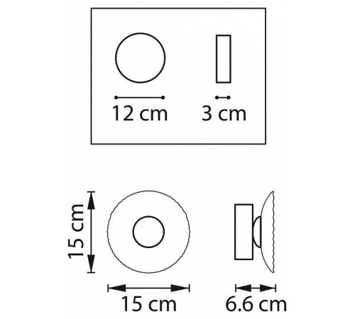 Накладной светильник Lightstar Erica 609602