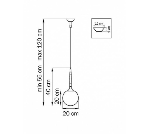 Подвесной светильник Lightstar Globo 803110