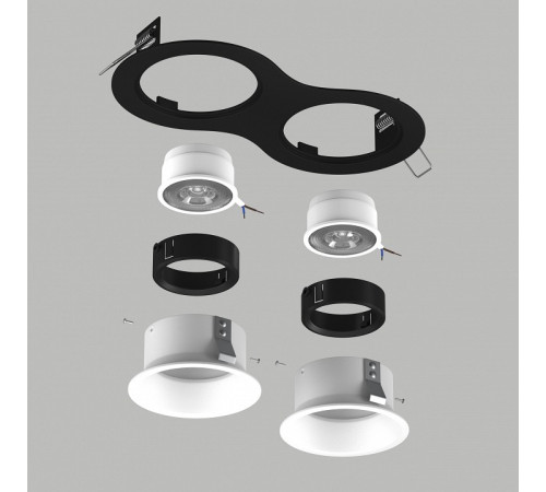 Встраиваемый светильник Lightstar Domino D6270606BMOD