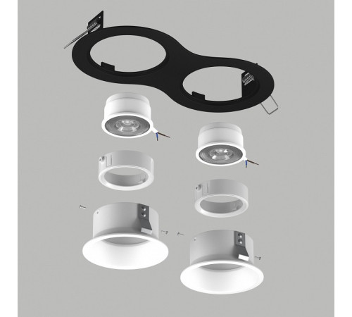 Встраиваемый светильник Lightstar Domino D6270606WMOD