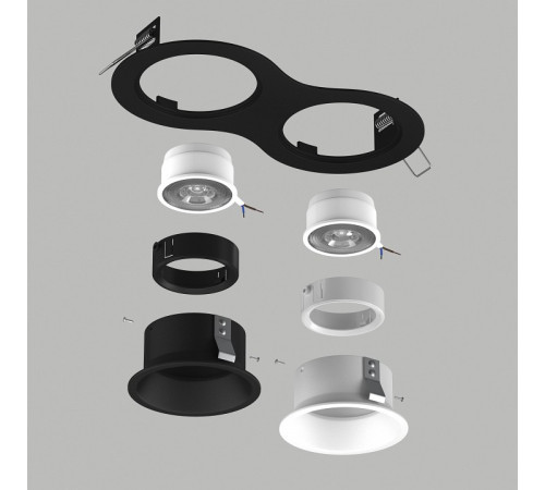 Встраиваемый светильник Lightstar Domino D6270607WBMOD