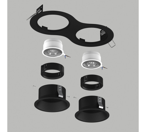 Встраиваемый светильник Lightstar Domino D6270707BMOD