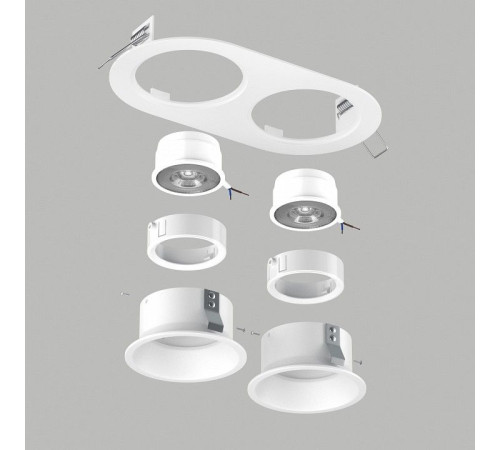Встраиваемый светильник Lightstar Domino D6560606WMOD